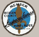 Bergen county Mastercraftsman paper and paint association logo